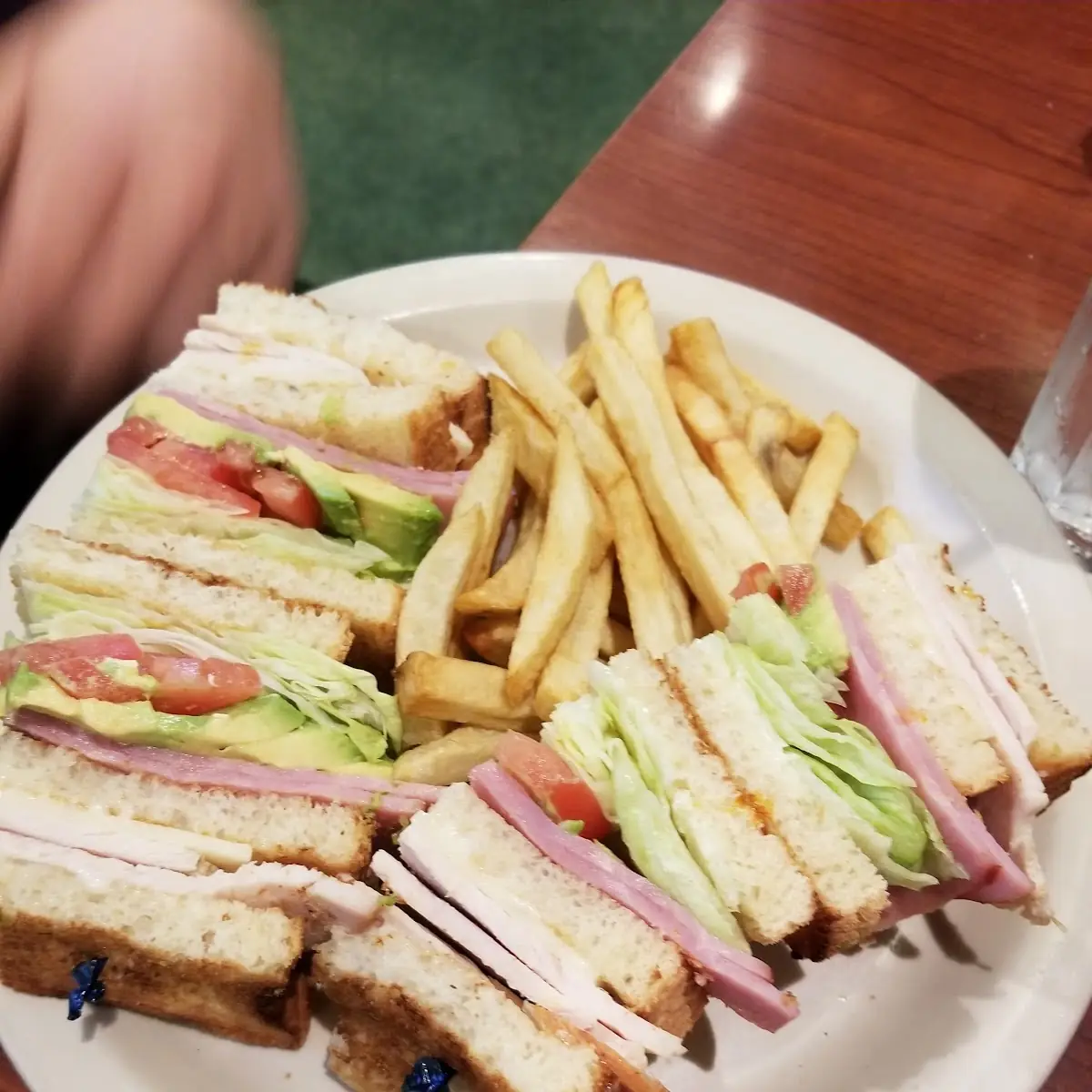 Avocado Turkey Reuben Sandwich Platter