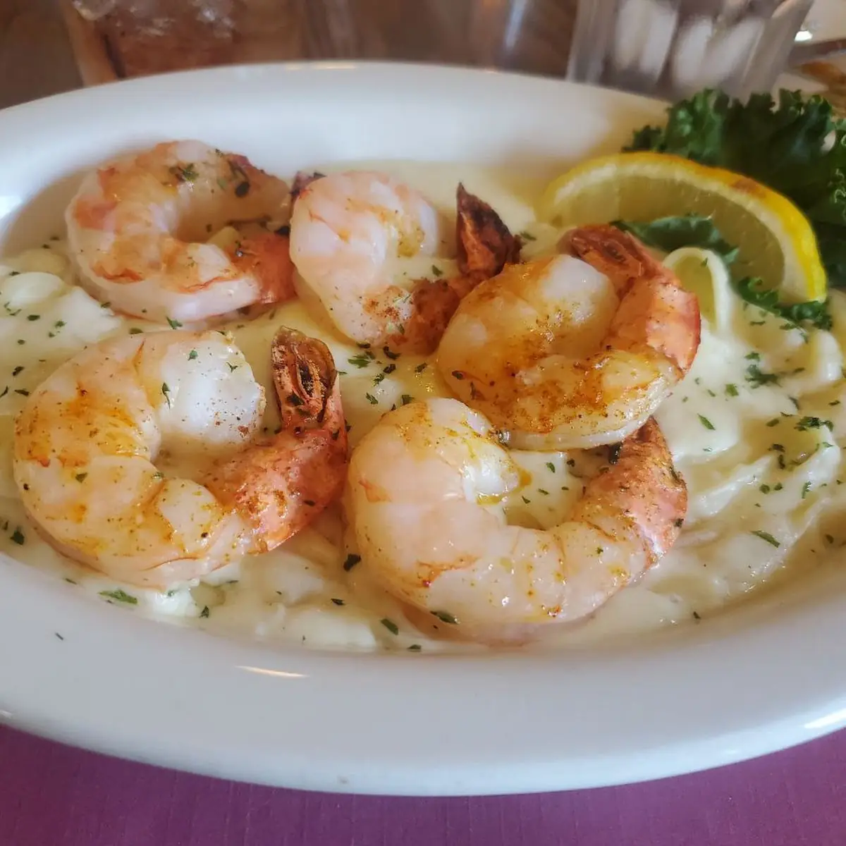 Shrimp Alfredo