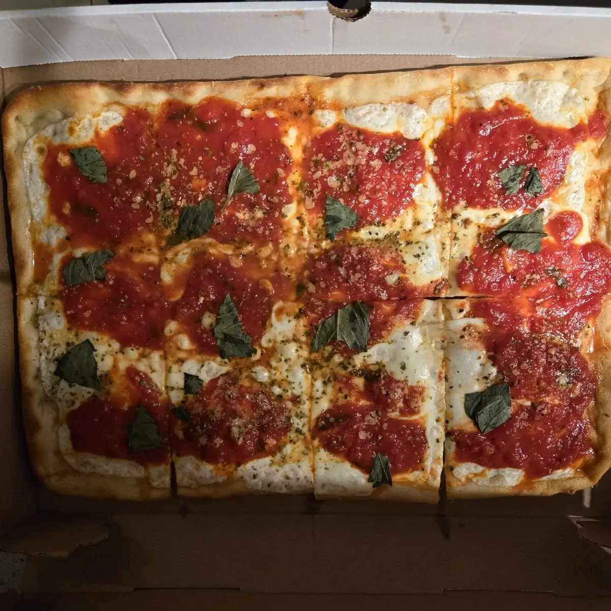Thin Crust Grandma Pizza