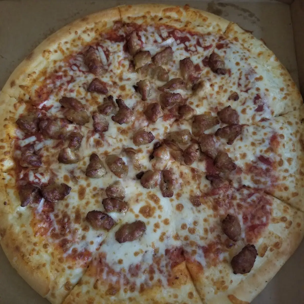 Three Meat Lovers Pizza