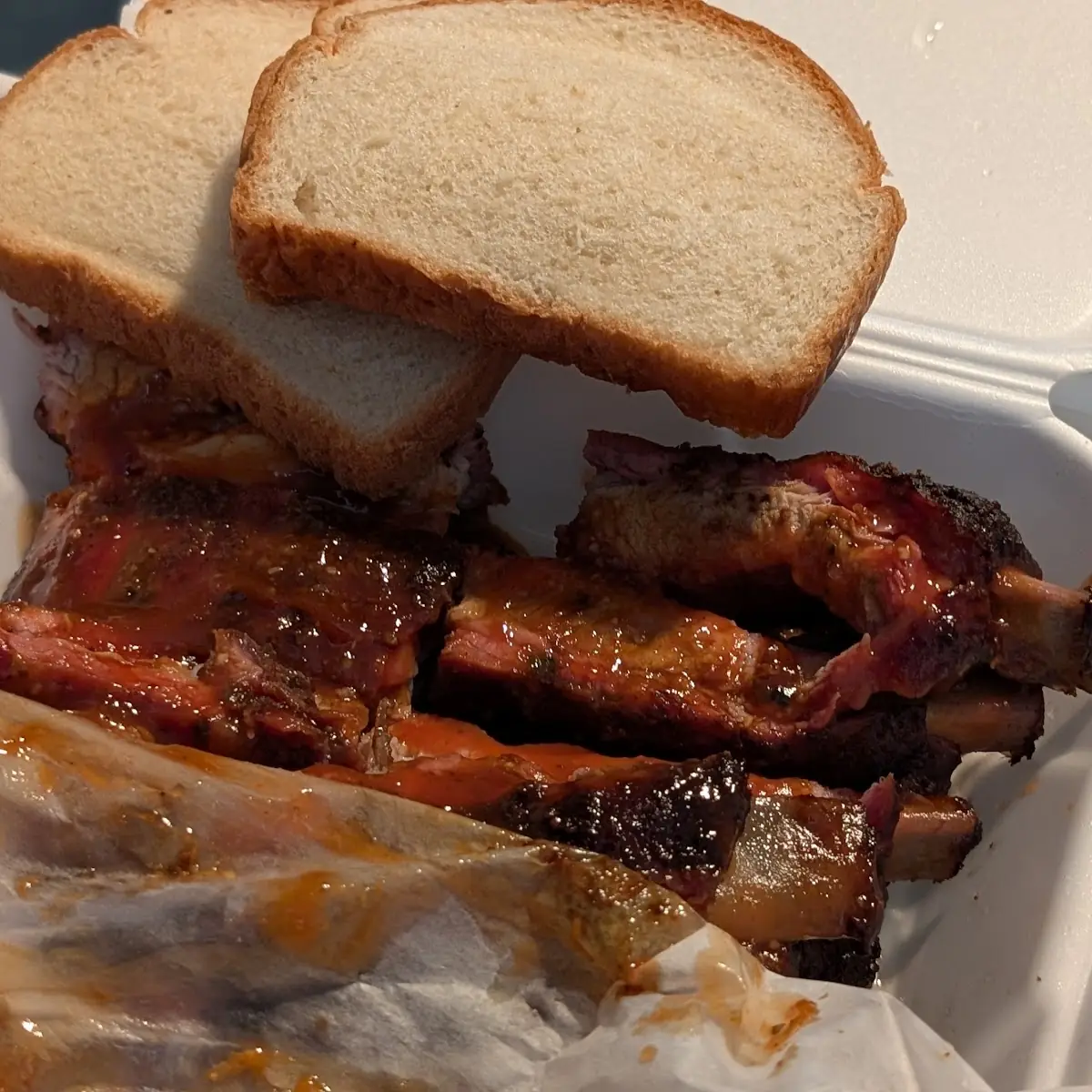 Rib Sandwich 1 Side Drink