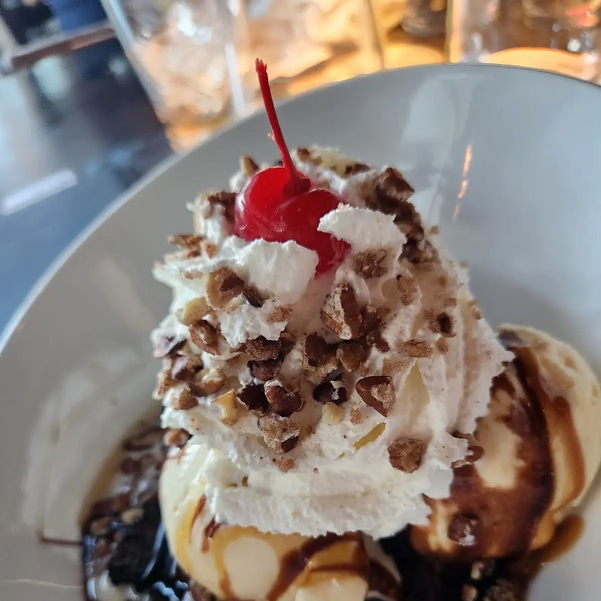 Chocolate Brownie Sundae
