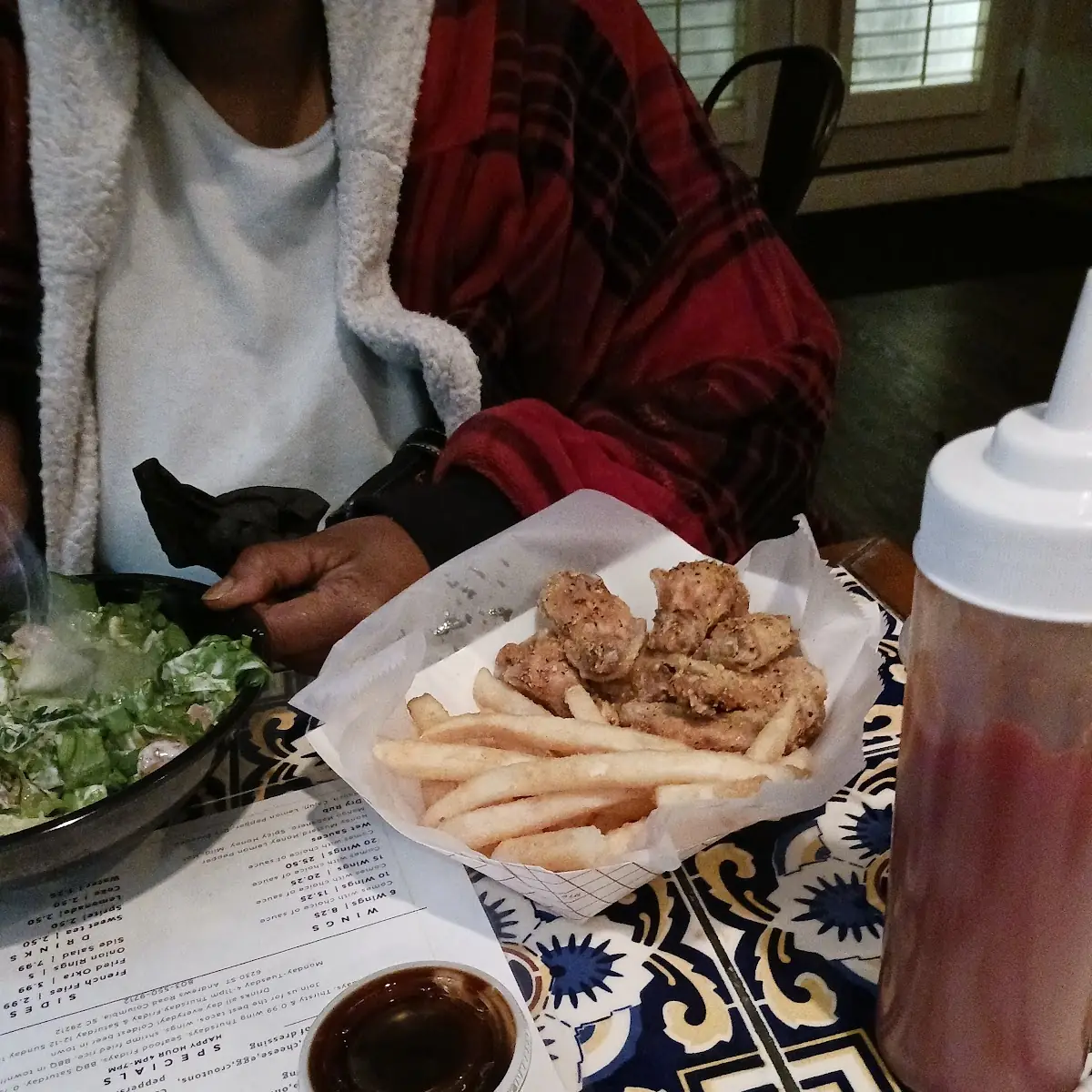 Teriyaki Sauce Side Salad with Ranch