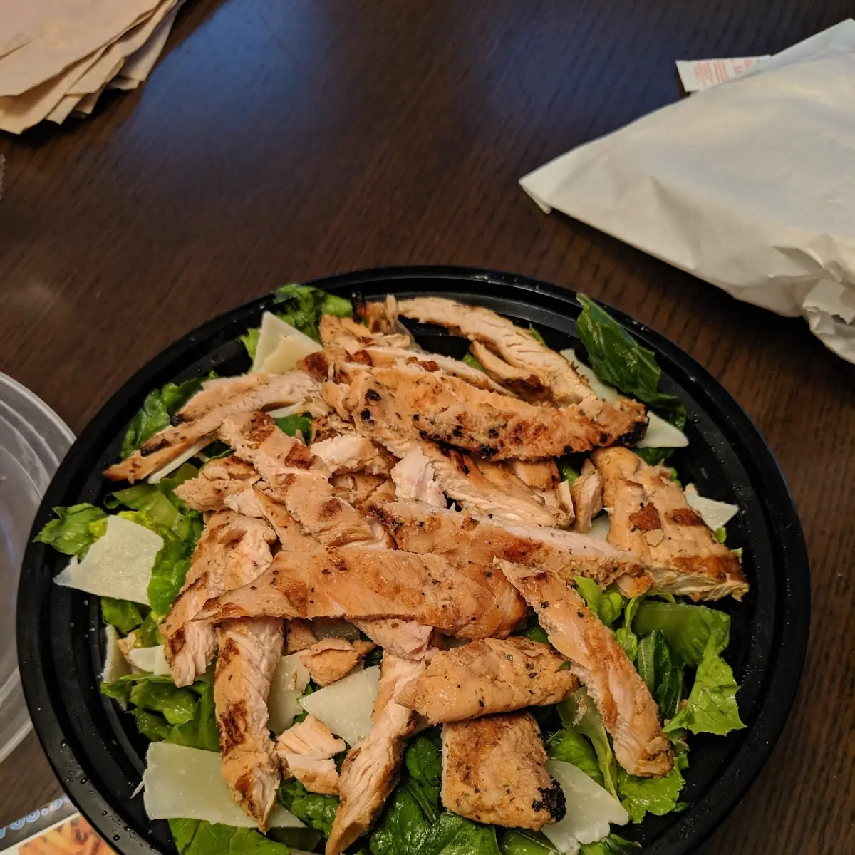 Caesar Salad with Chicken Tray
