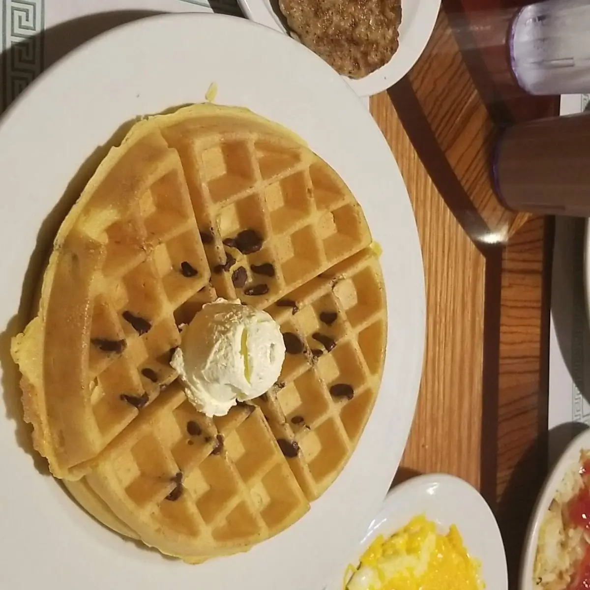 Chocolate Chip Waffles
