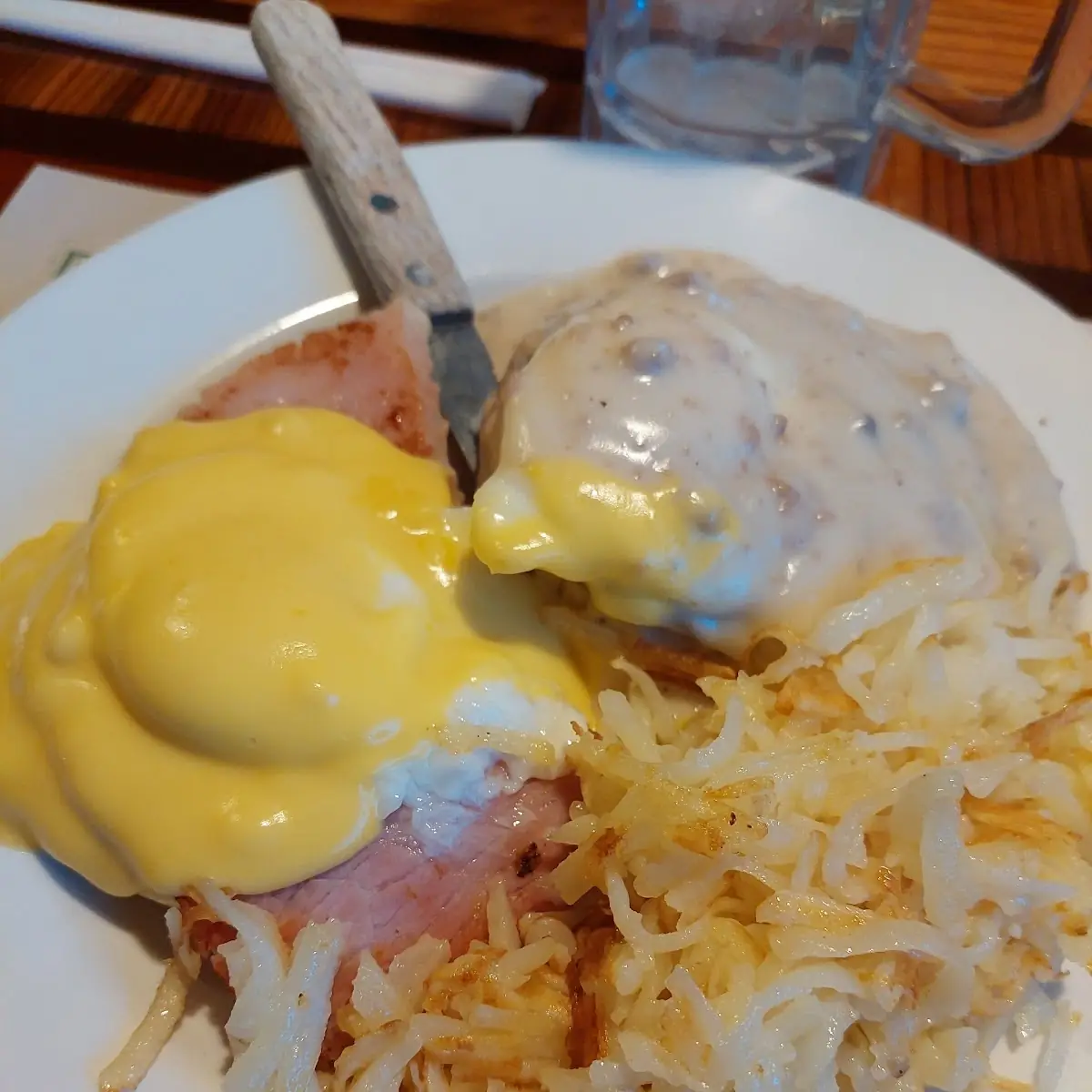 Divorced Eggs Benedict