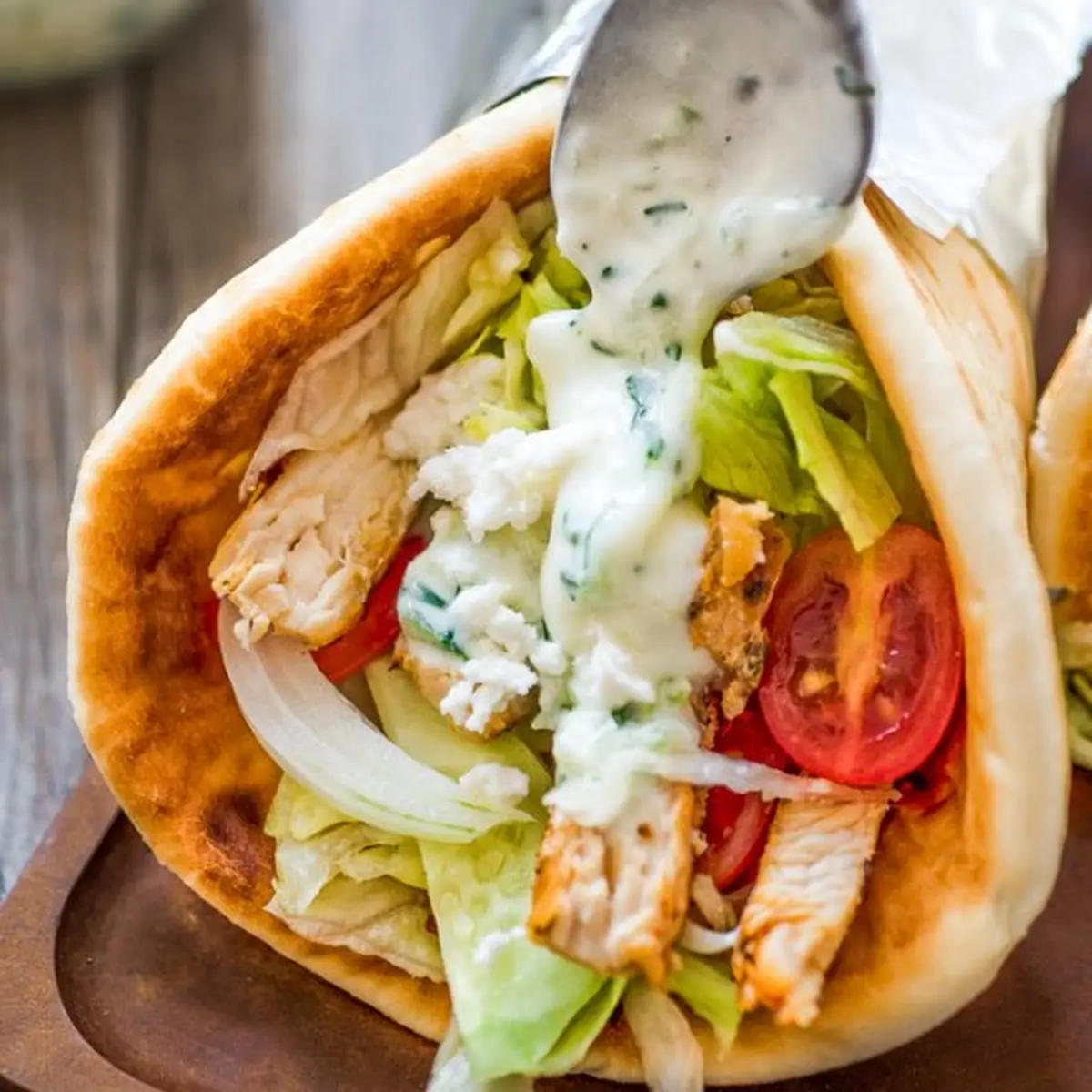 Chicken Gyro Sandwich