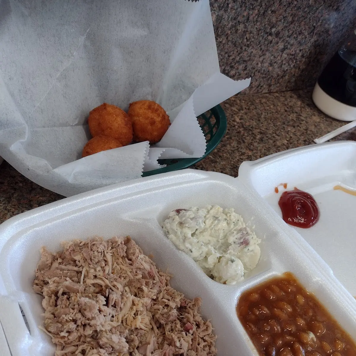 Potato Salad and Beans