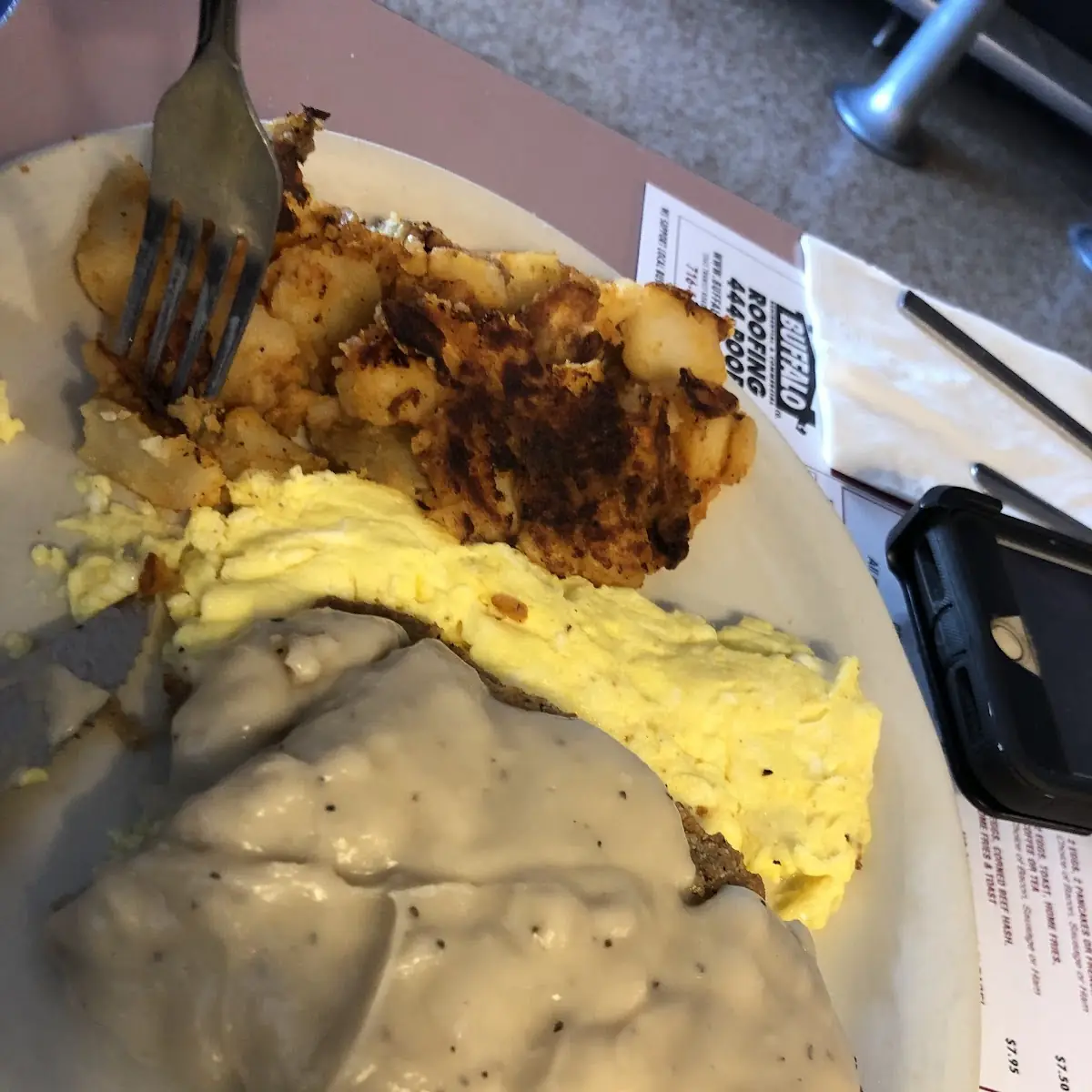 Country Fried Steak & Eggs