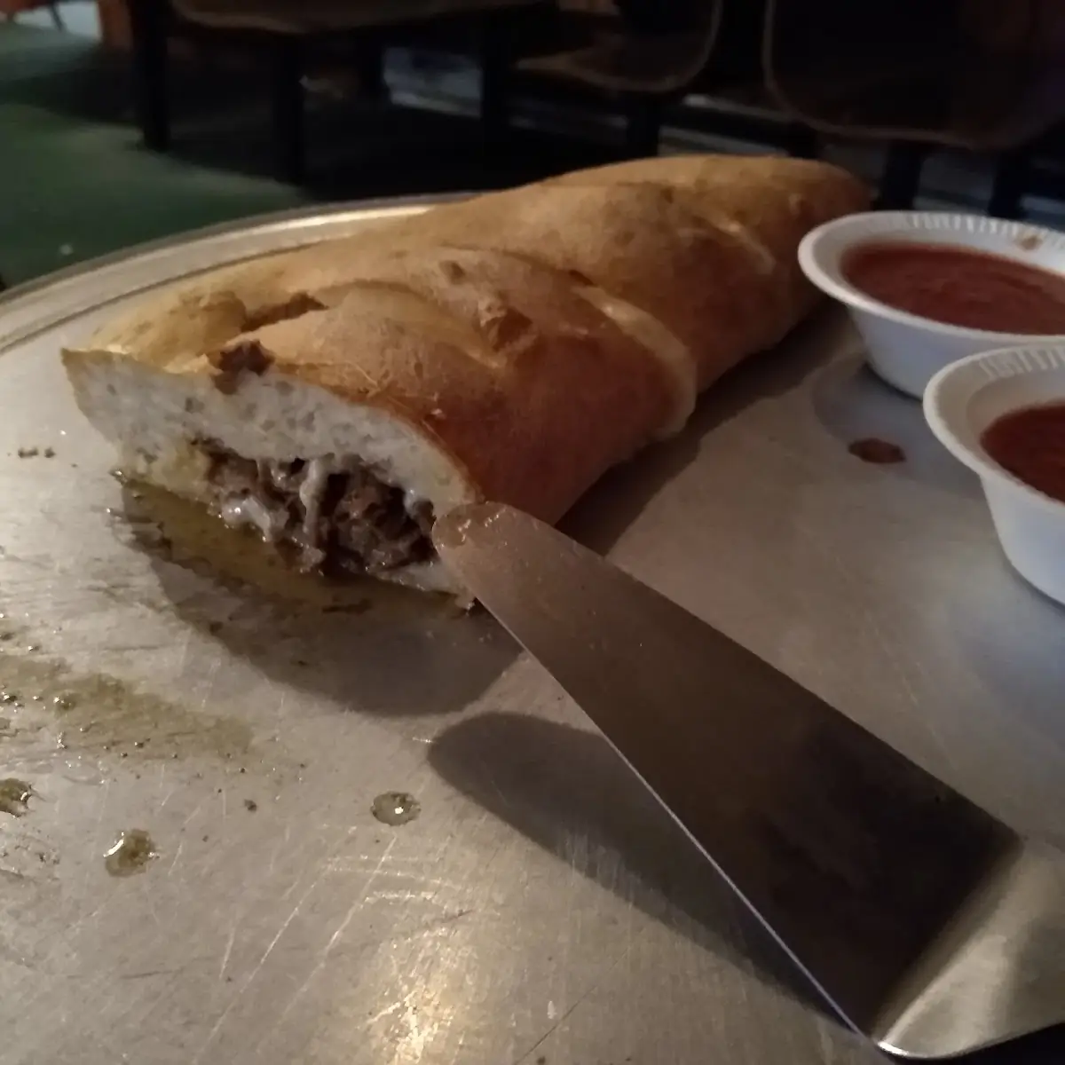 Cheese Steak Stromboli