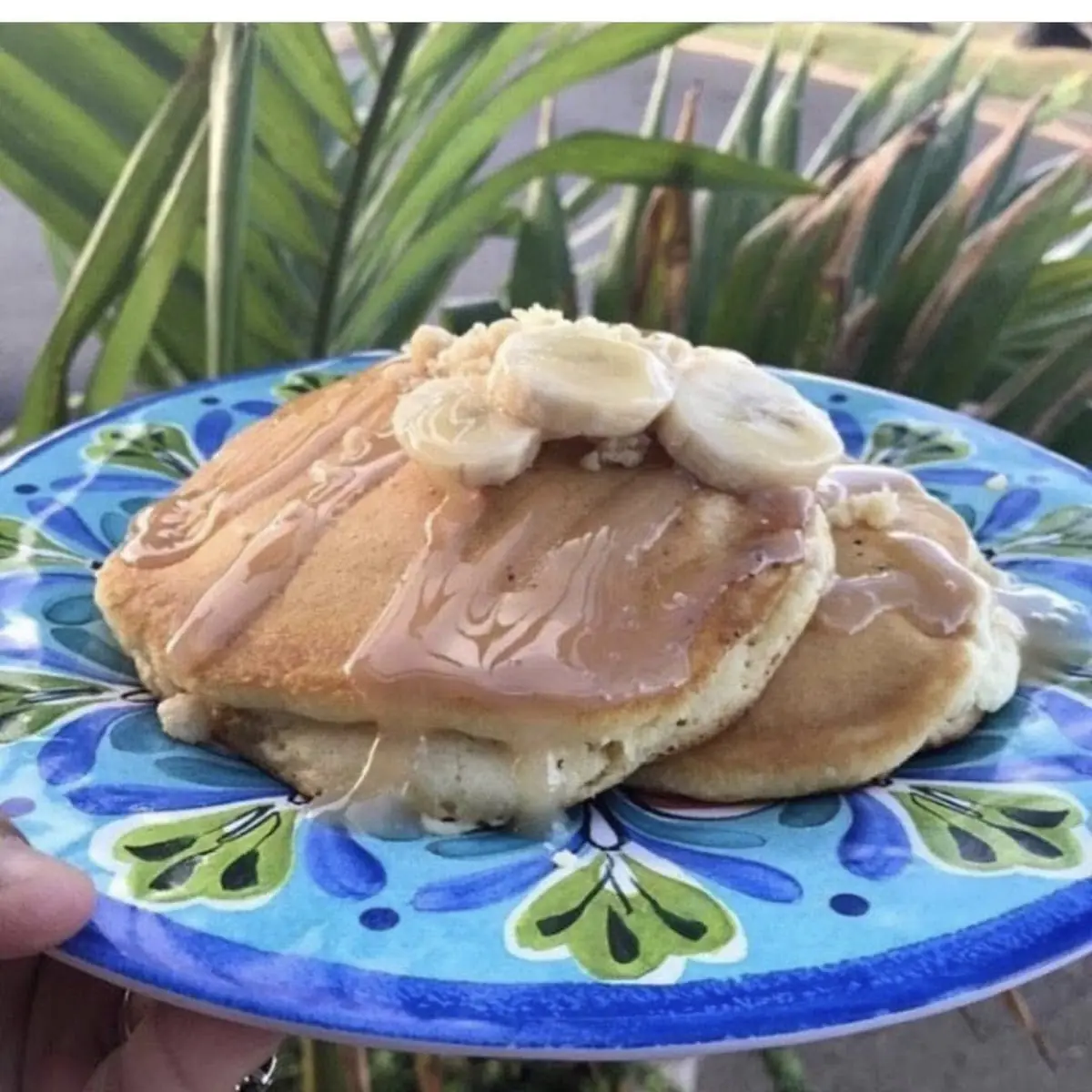 Banana Macadamia Nut Pancakes