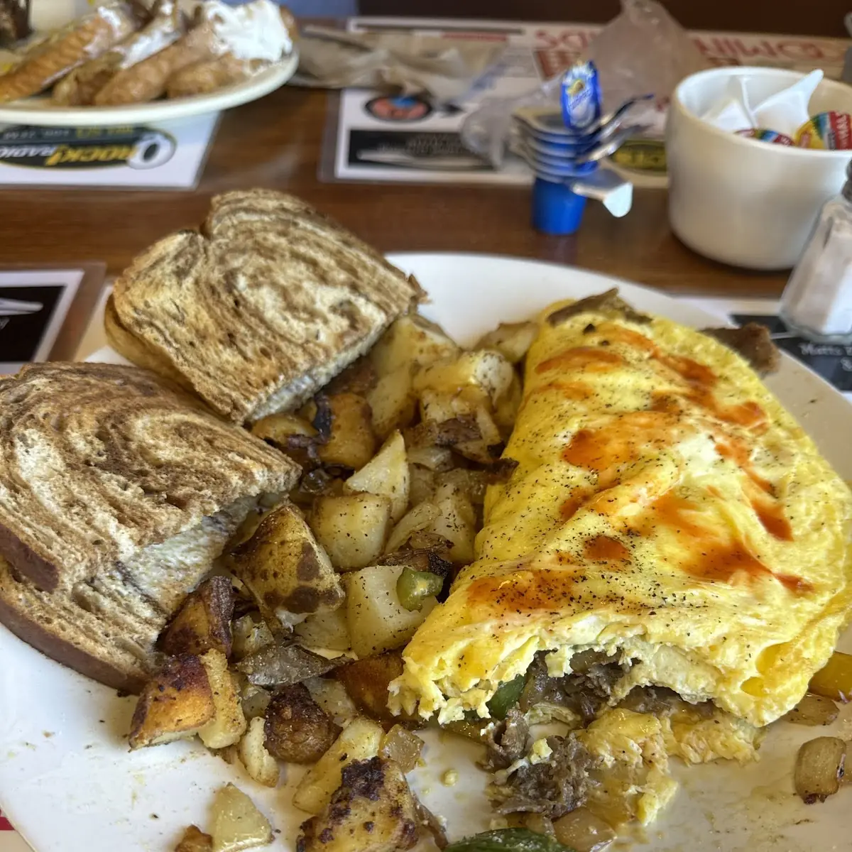 Philly Cheese Omelette