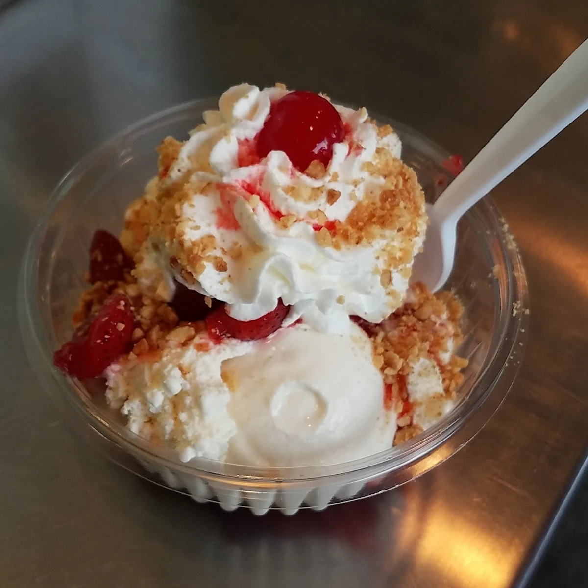 Strawberry Shortcake Sundae