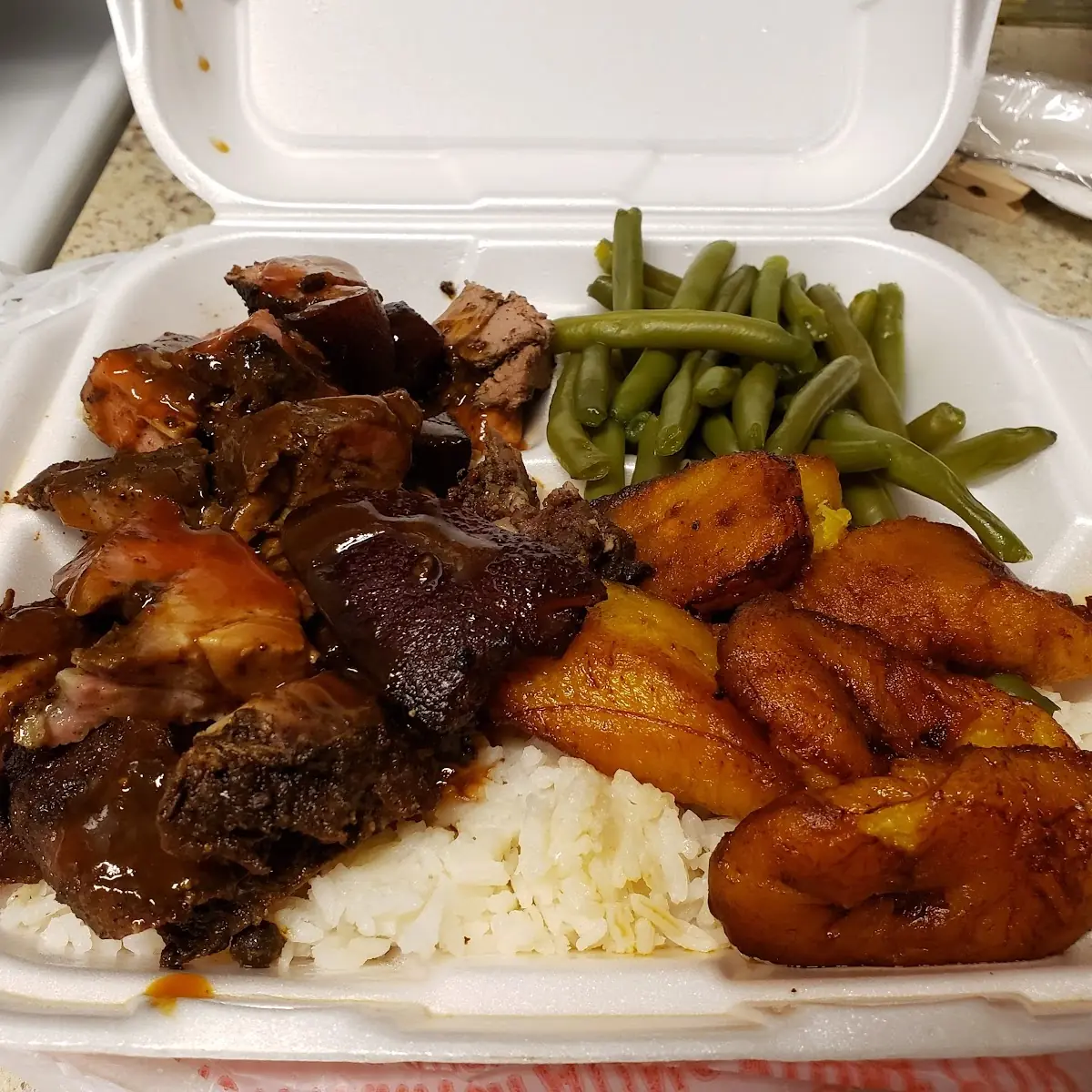 Fried Jerk or Brown Stew Chicken