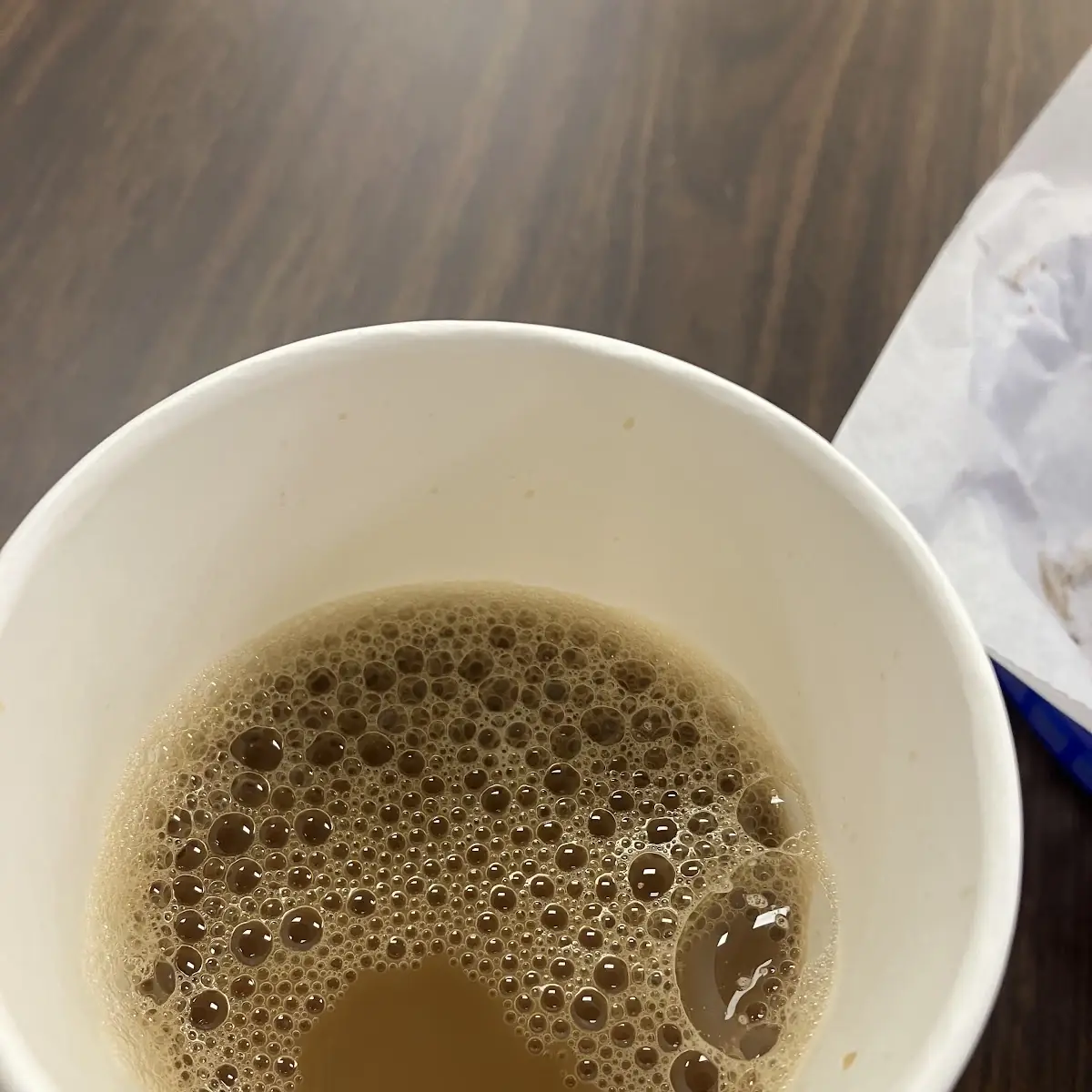 Dark Roast Coffee with Half and Half