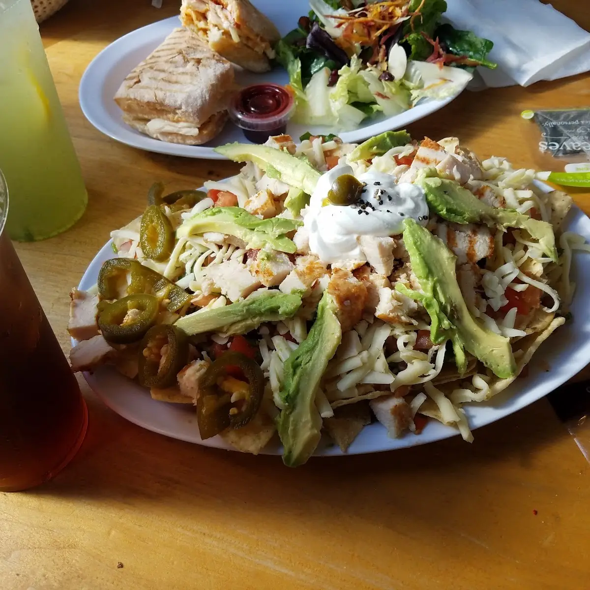 Nachos Added Chicken & Avocado