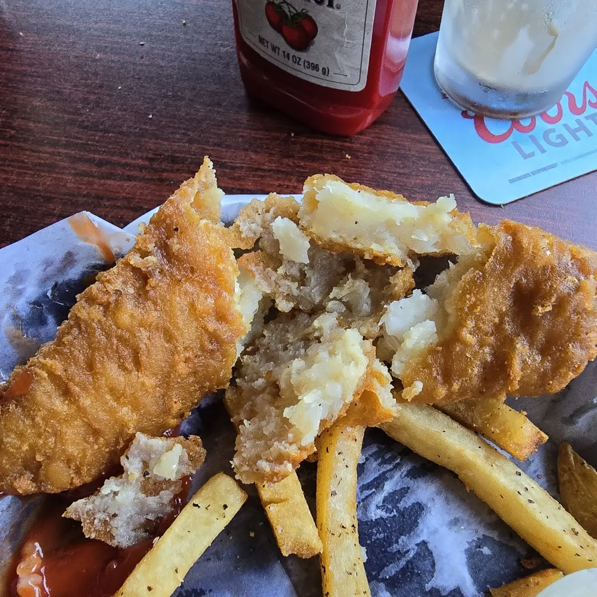 Horrible Tasting Fish and Chips