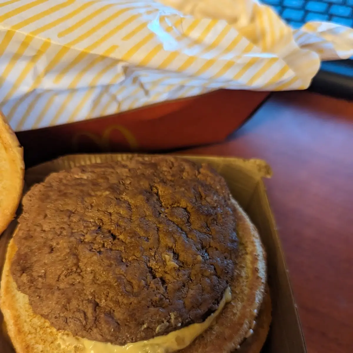 Big Mac and Cheese Burger