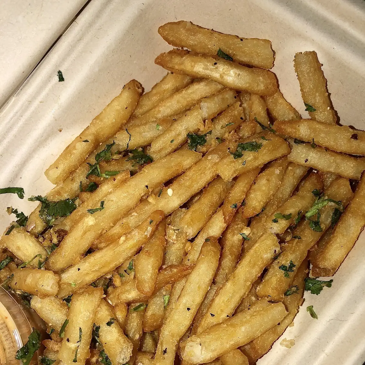 Cilantro Garlic Fries