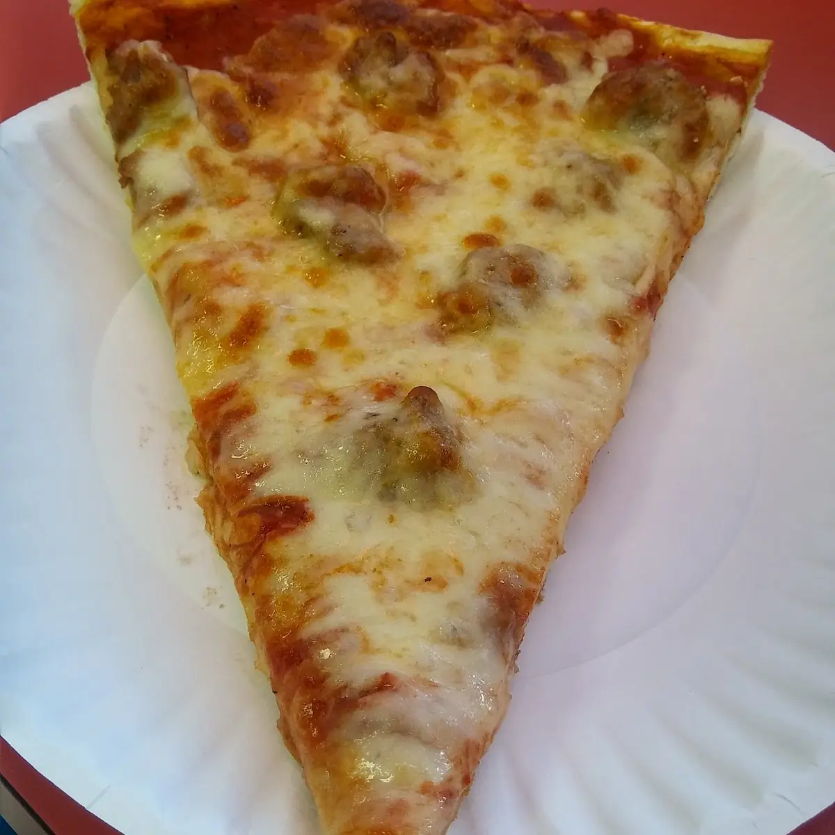 Single Slice Sausage Pizza