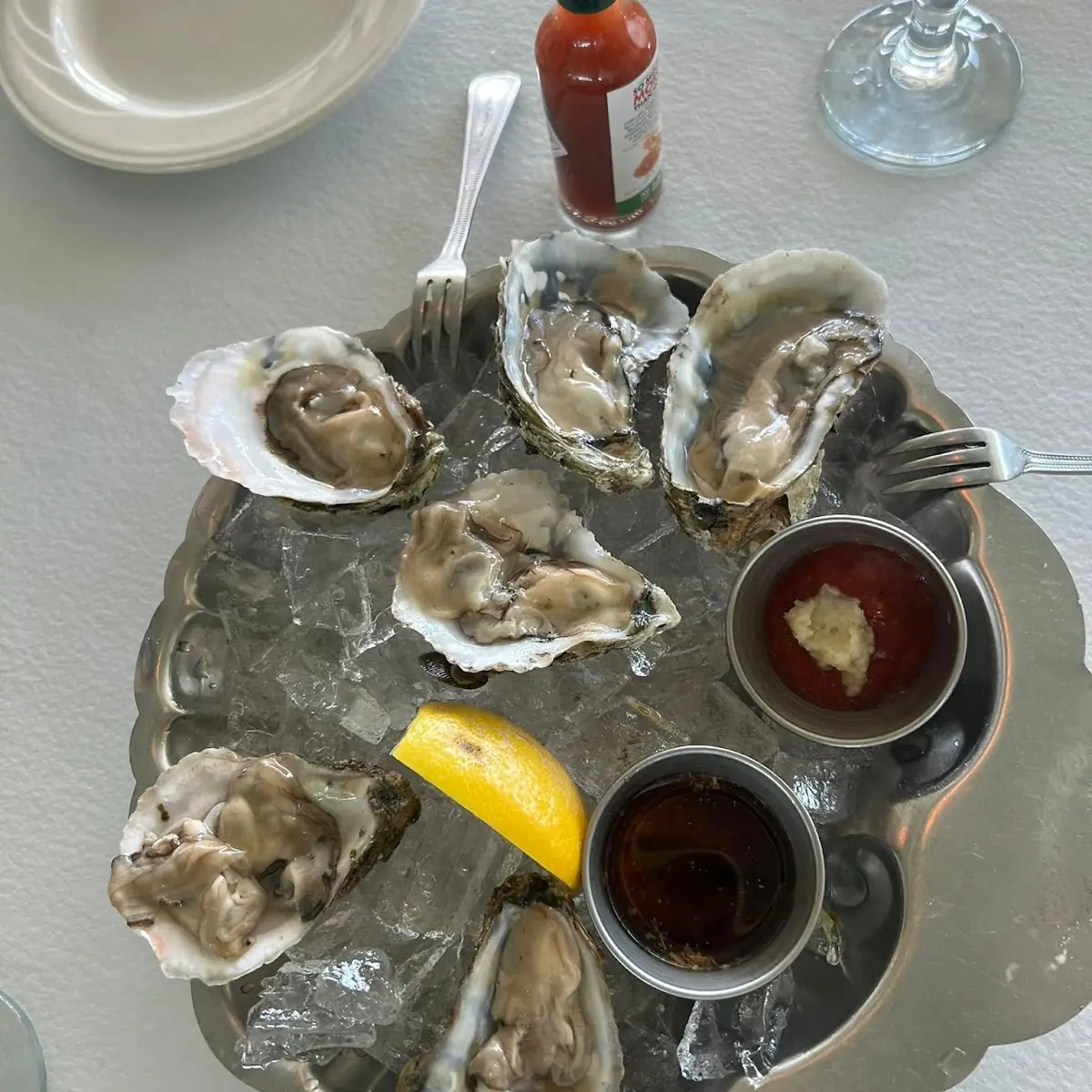 Oysters CA the Half Shell