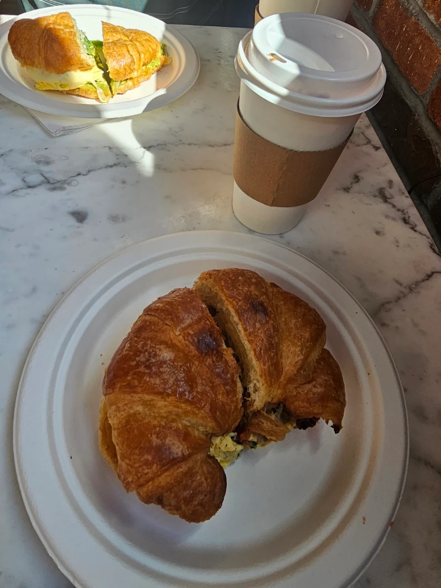 Breakfast Sandwich on Croissant