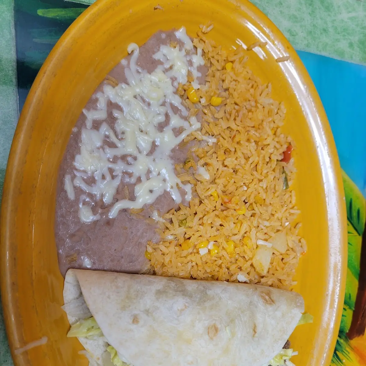 2 Tacos Rice & Beans