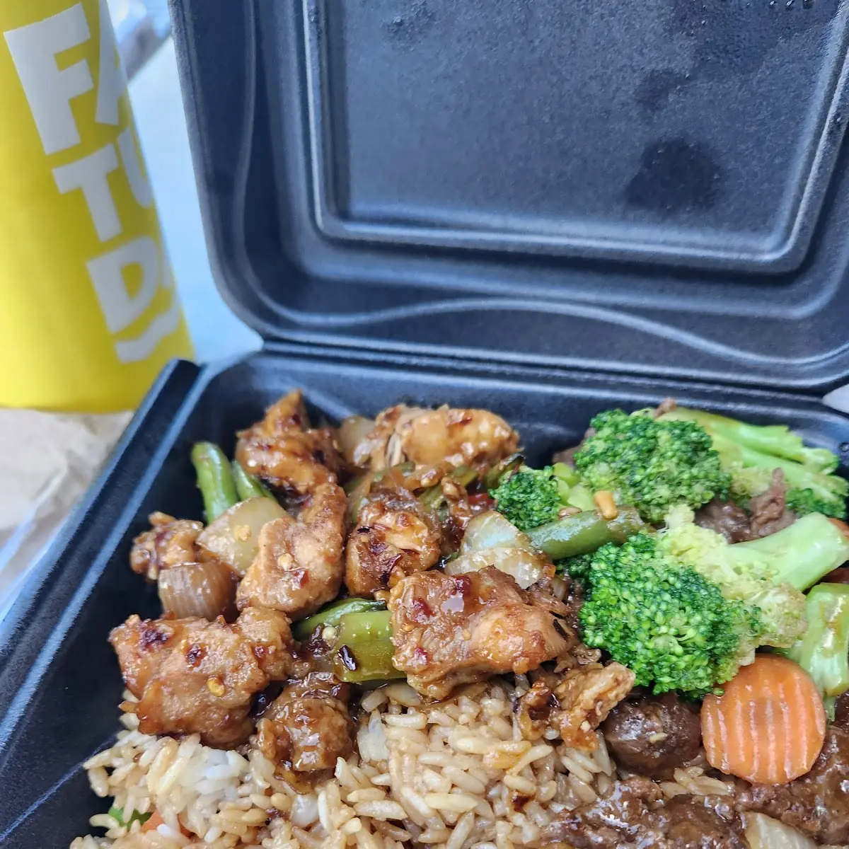 Chicken Fried Rice & Vegetables