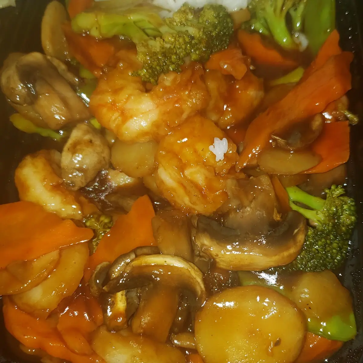 Yu Sham Shrimp with Mixed Vegetables
