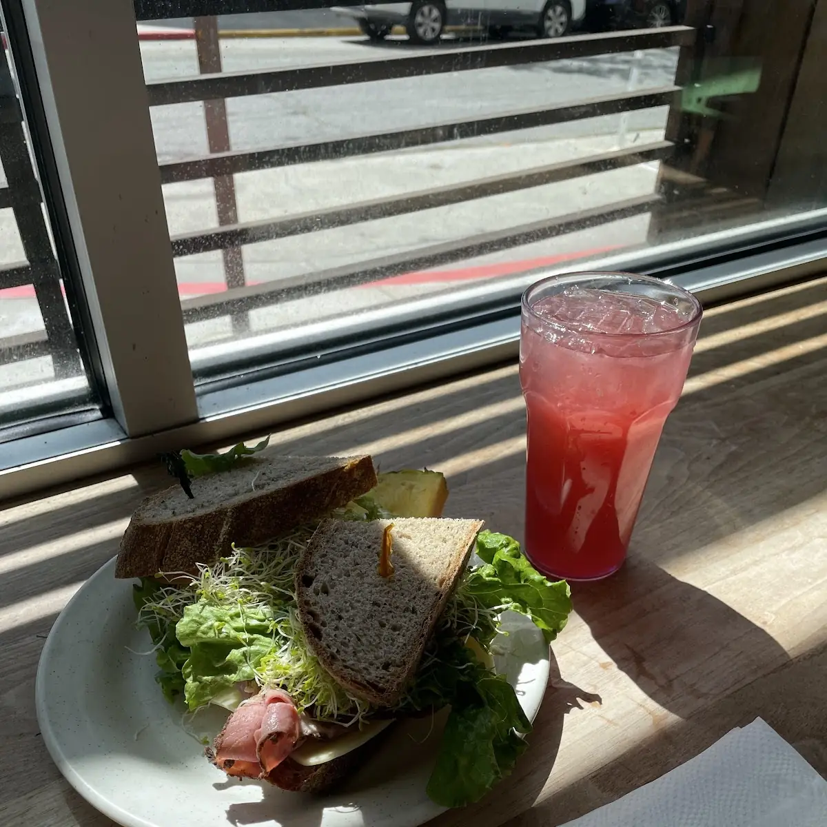 Half Sandwich with Tossed Green Salad