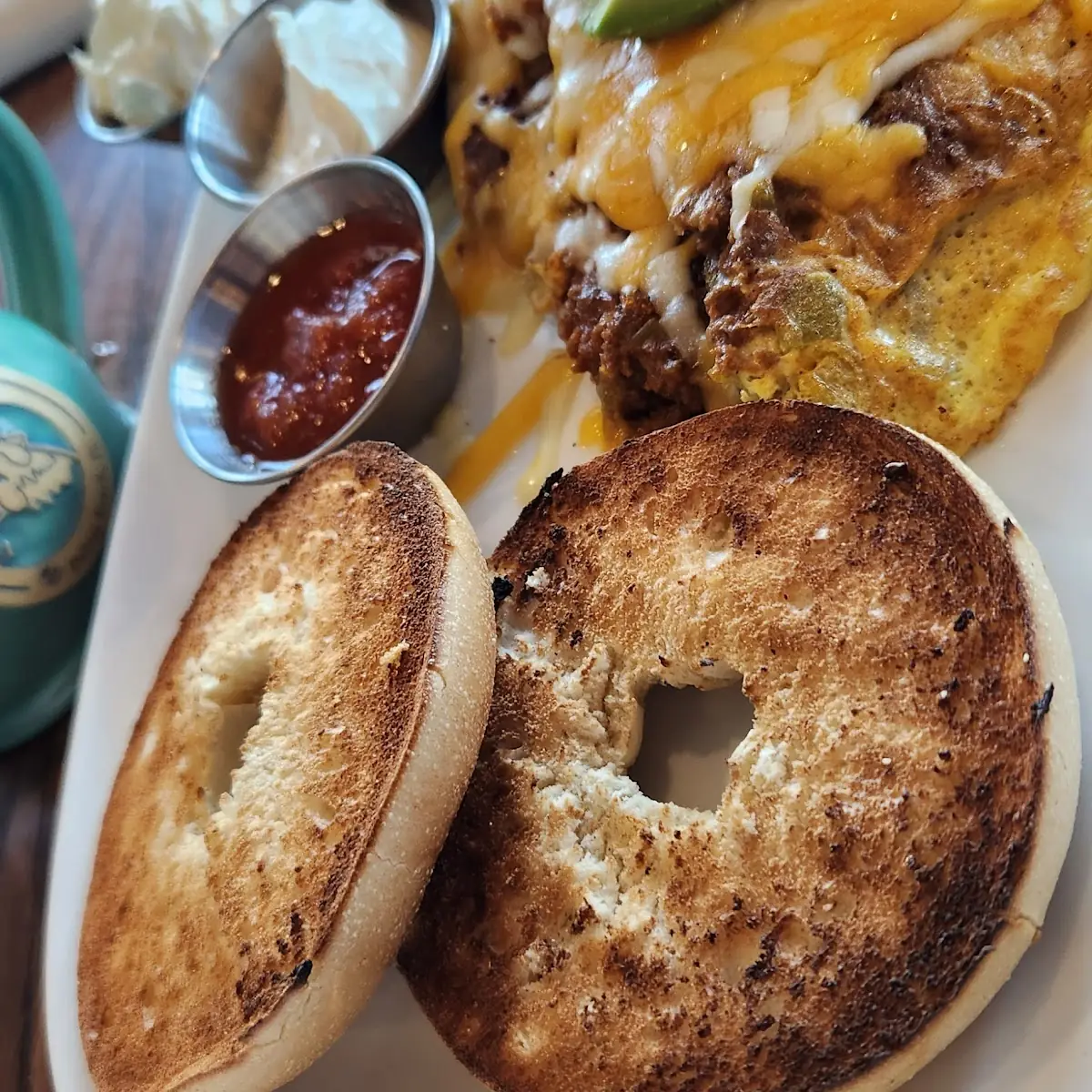 Broken Egg Biscuit Sandwich