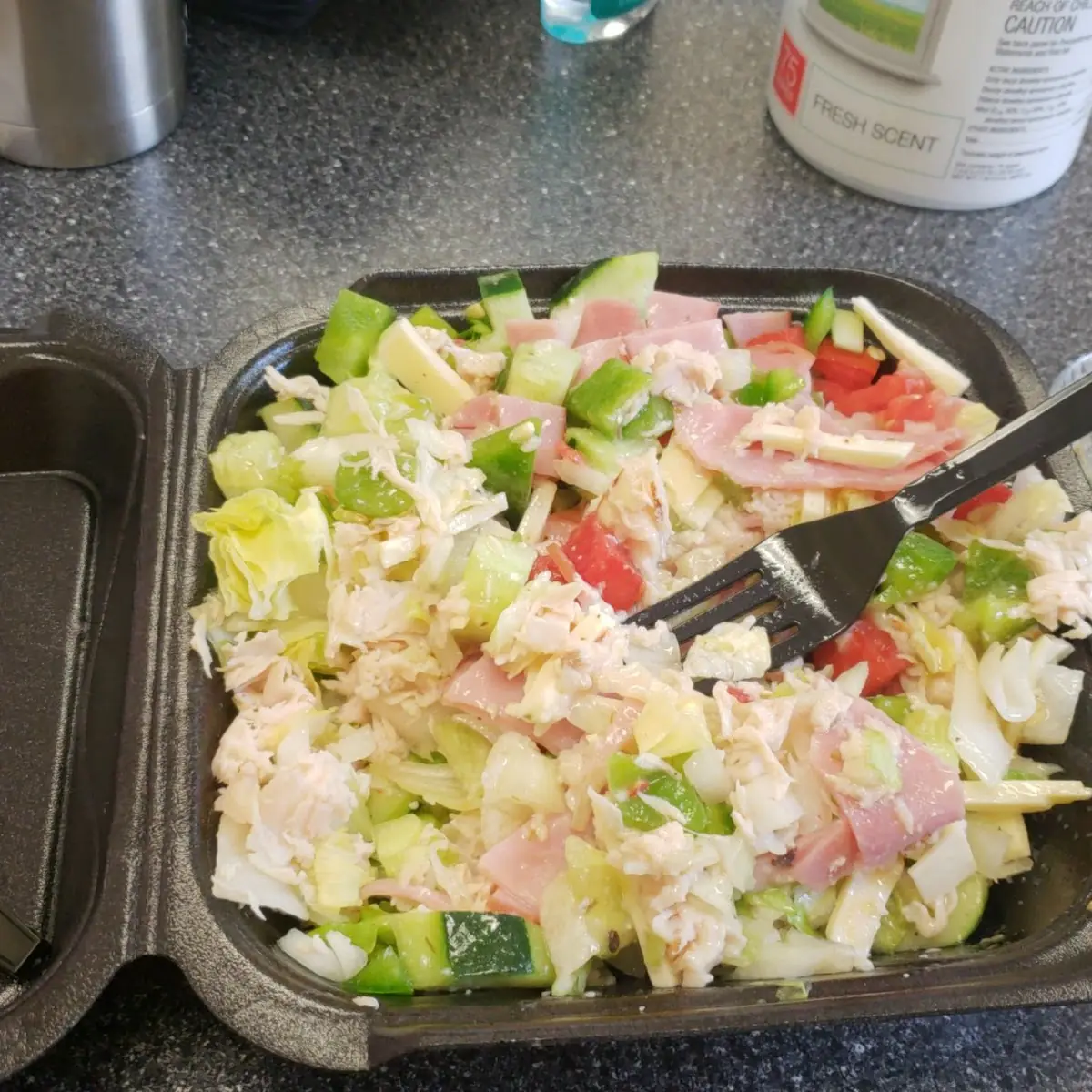 Chef Salad with Greek Dressing