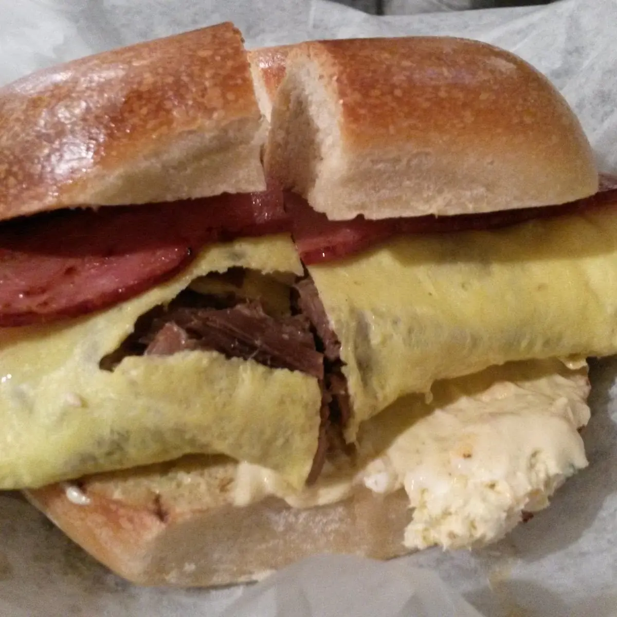 Pastrami Egg & Cheese