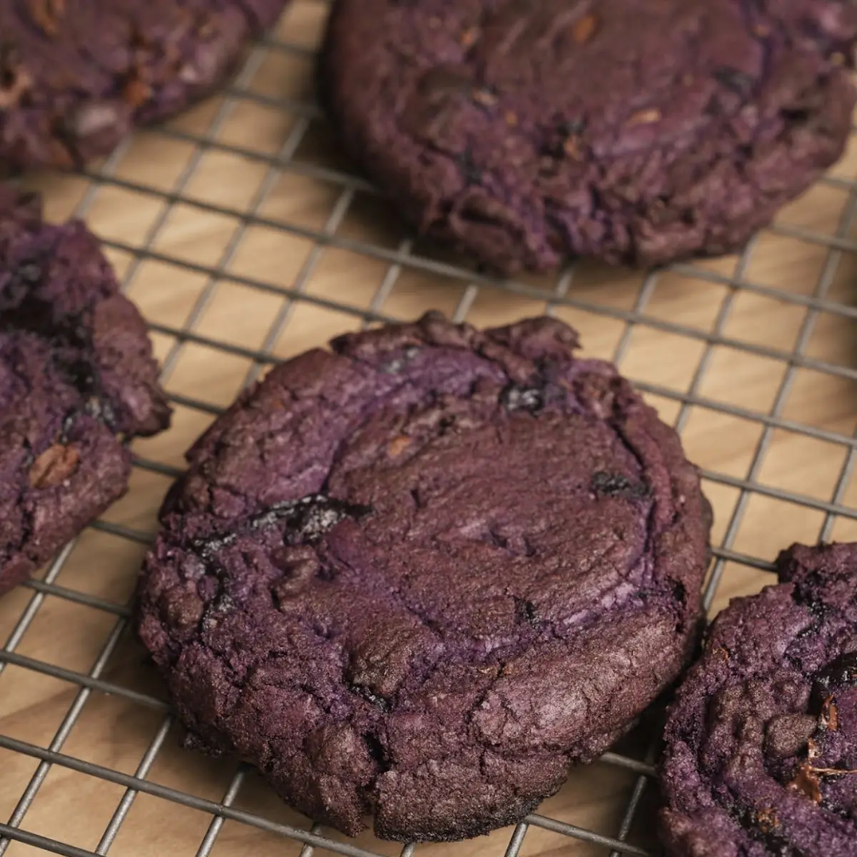 Ube Chocolate Chip Cookie