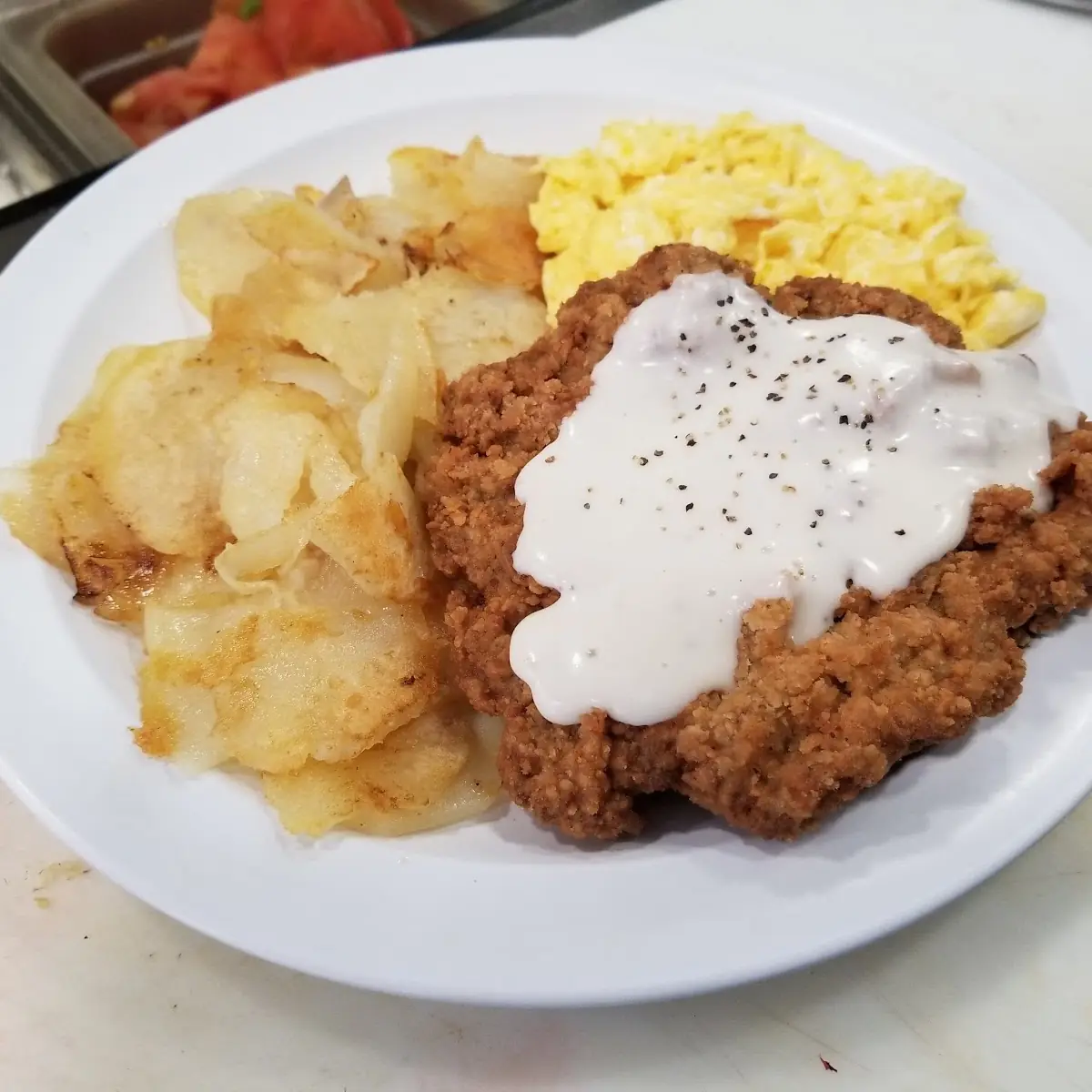 Eggs Country Fried Steak