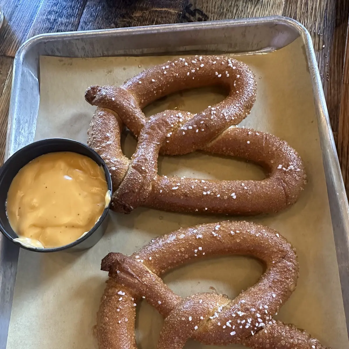 Pretzel with Beer Cheese