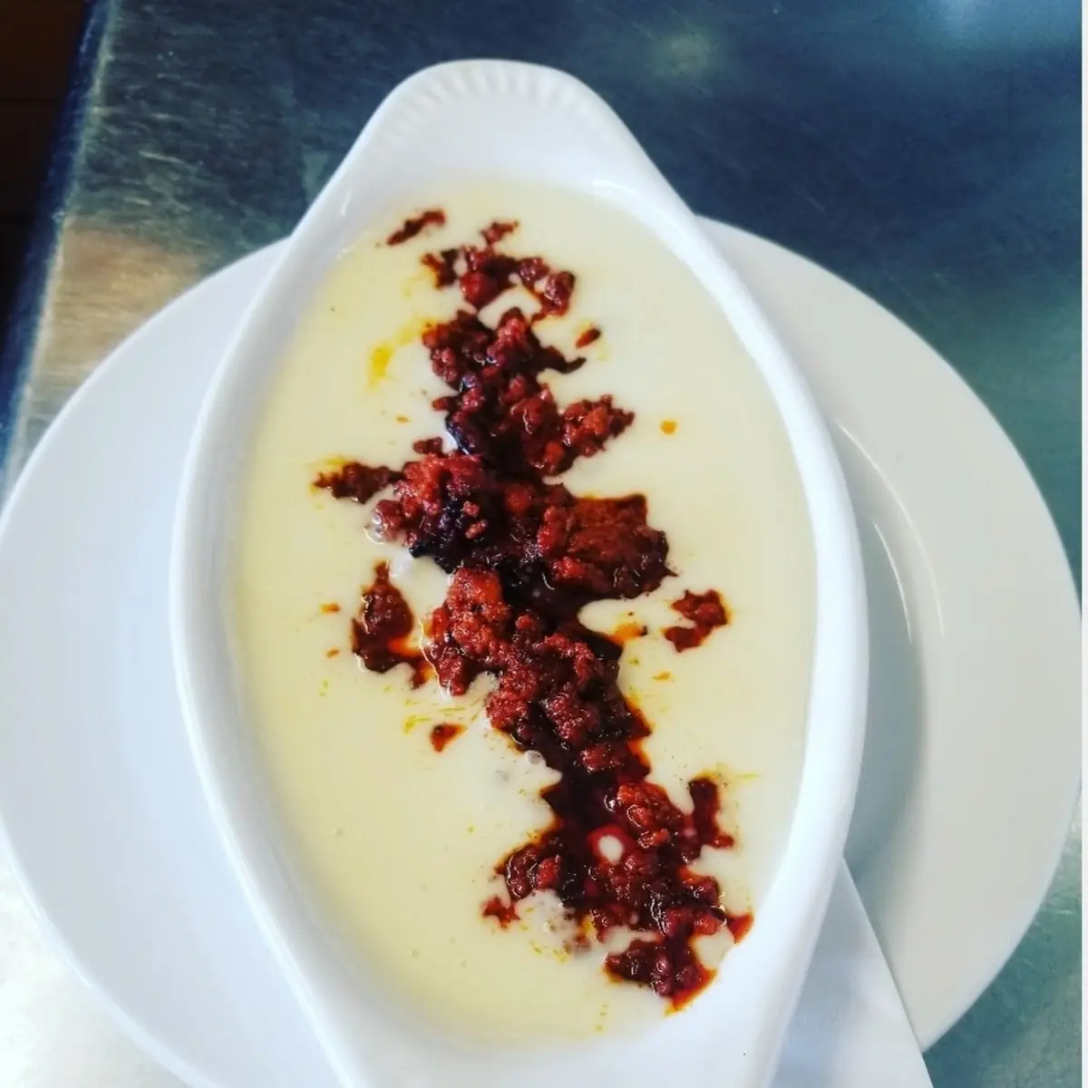 Cheese Dip with Chorizo