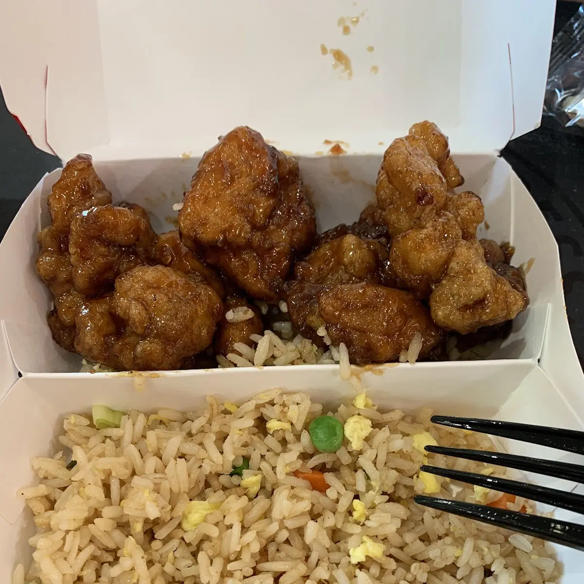 Kids Meal Orange Chicken with Fried Rice