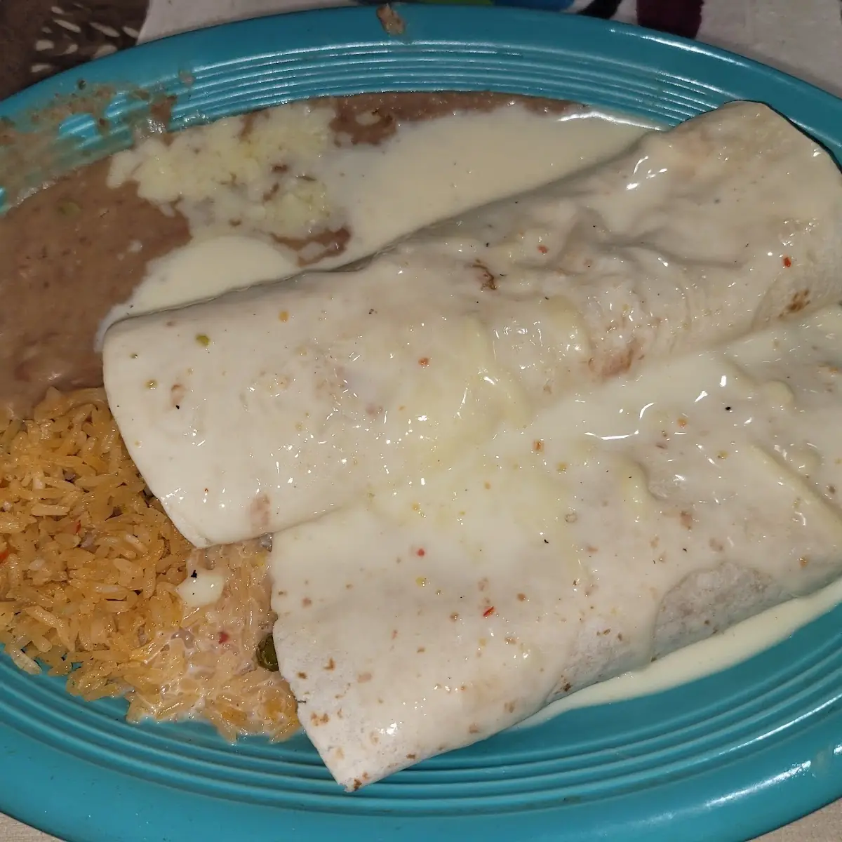 Chicken Burritos Rice & Beans