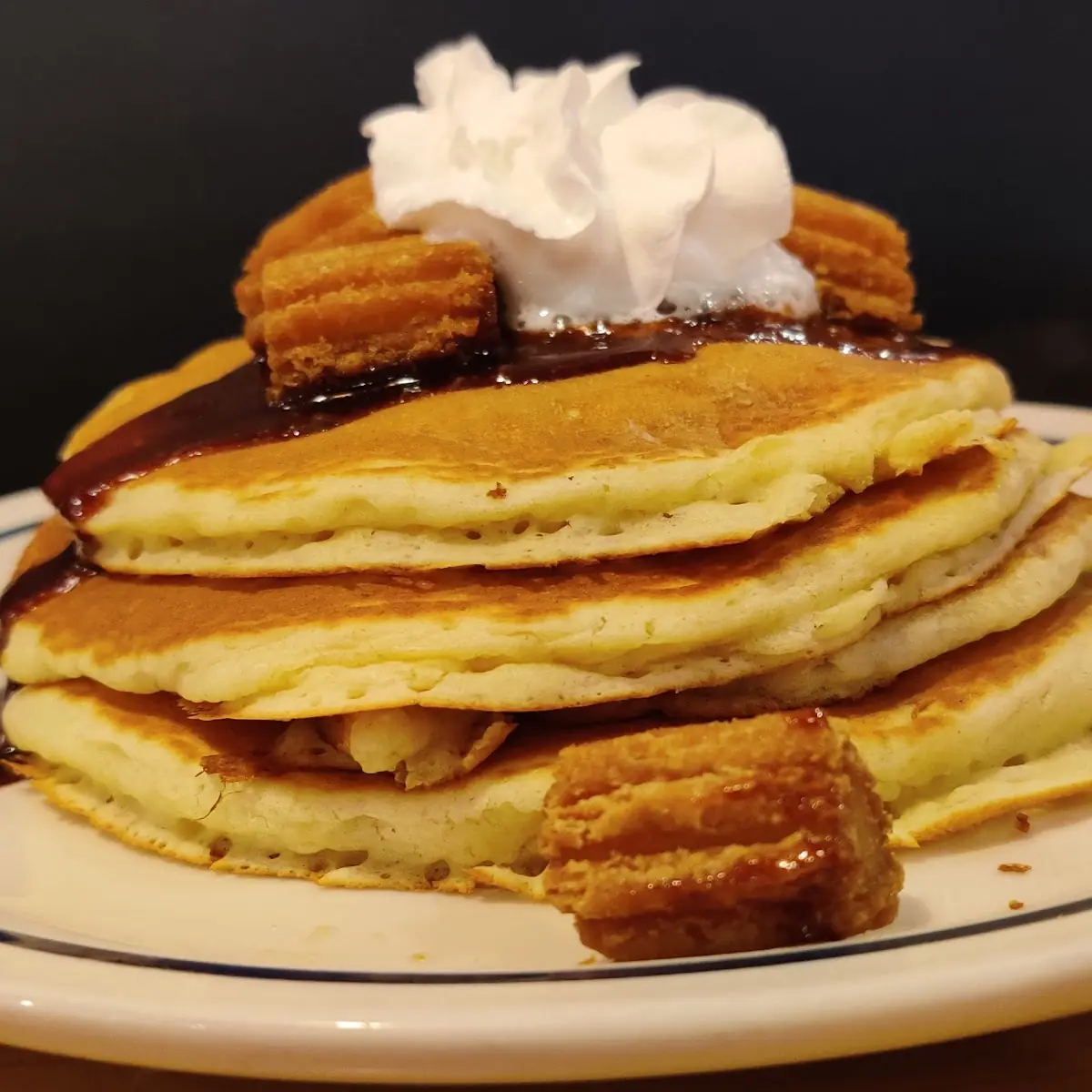 Churro Pancake Combo