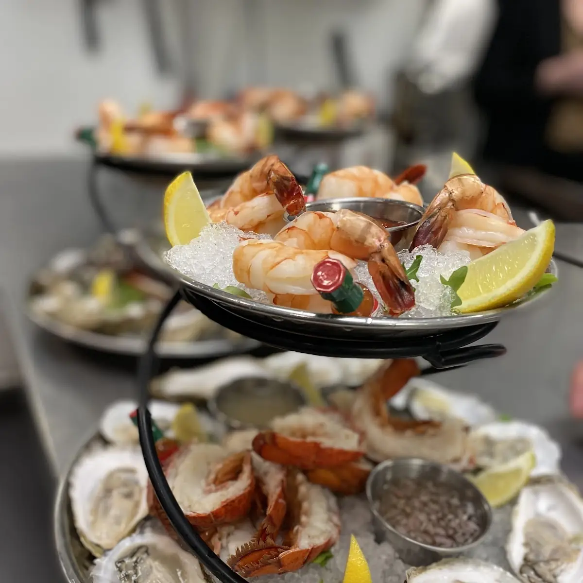 Halls Seafood Tower