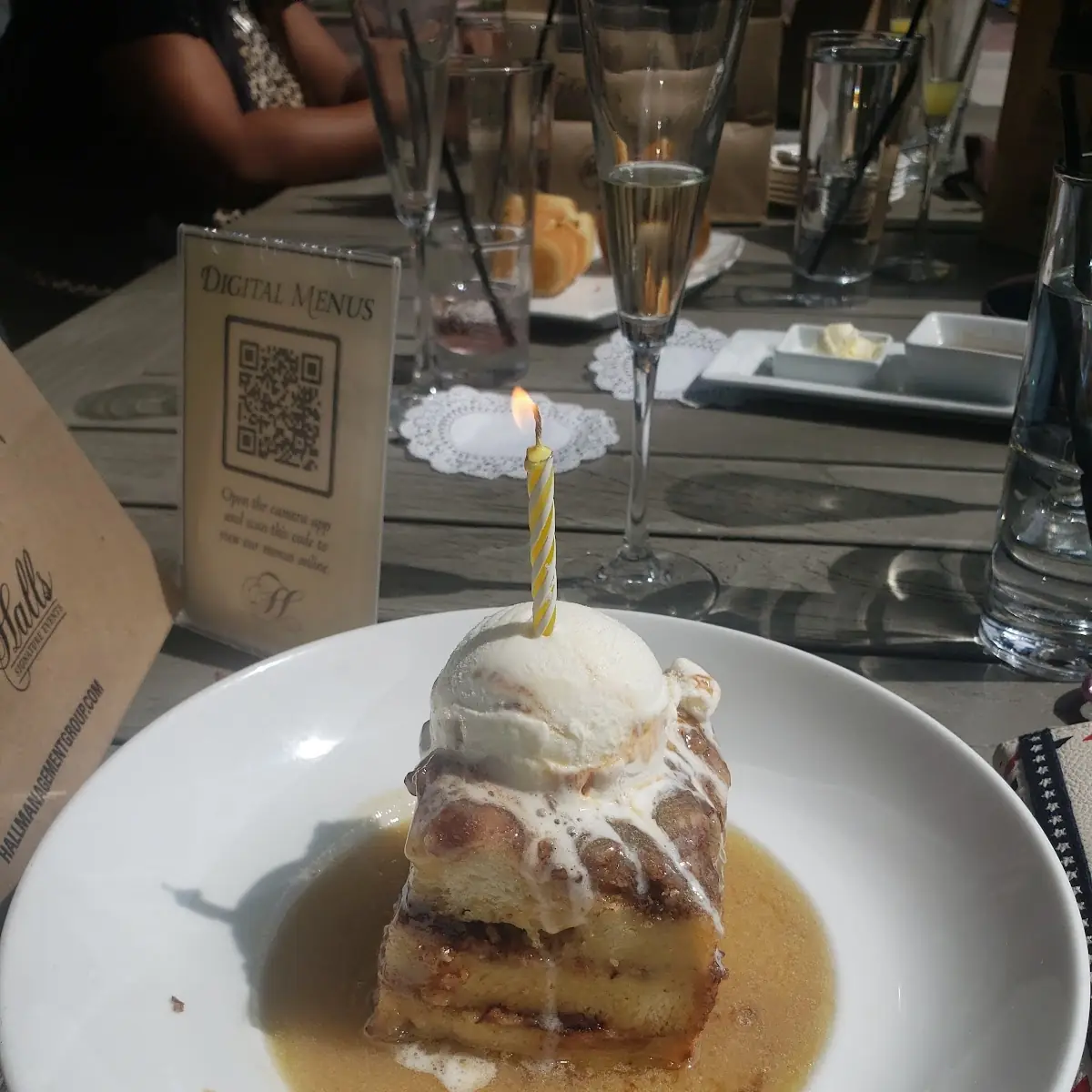 Whiskey Bread Pudding