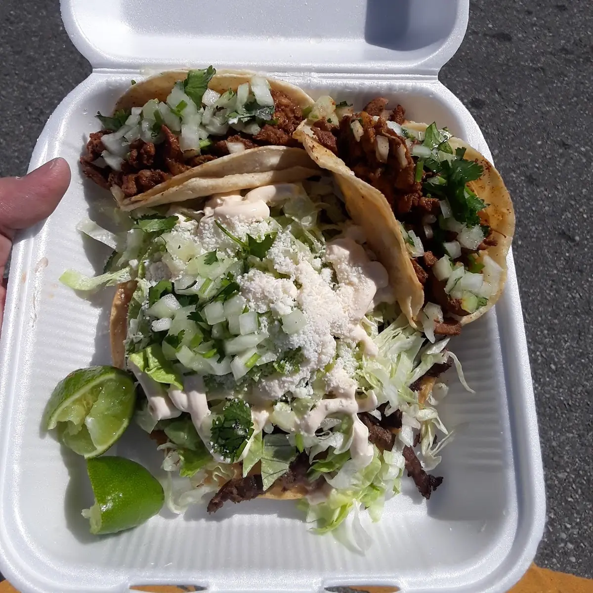 Al Pastor Taco Beef Tostada