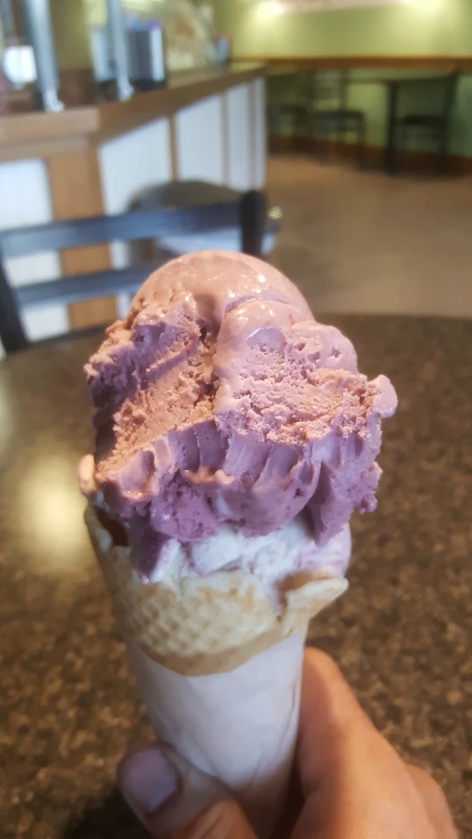 Very Berry and Raspberry Cheesecake Cone