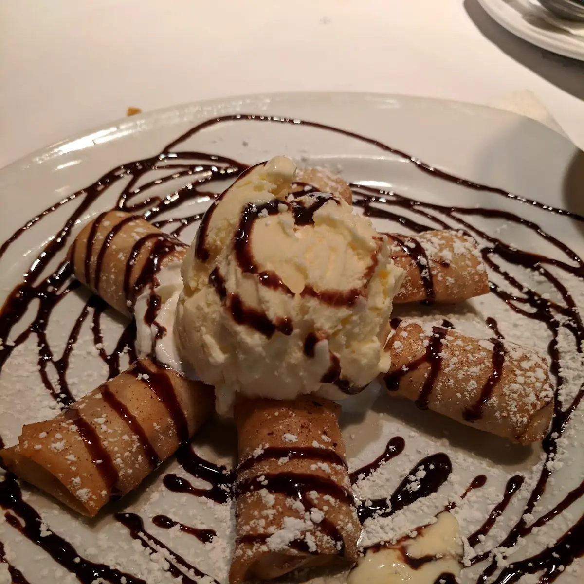Fried Bananas with Vanilla Ice Cream
