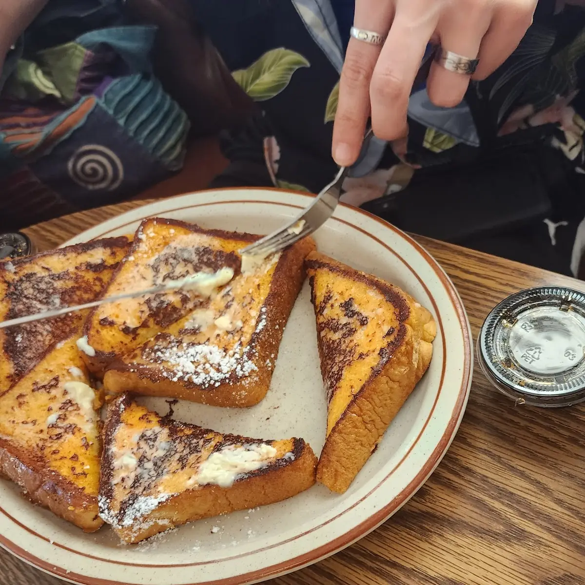 French Toast Eggs Bacon
