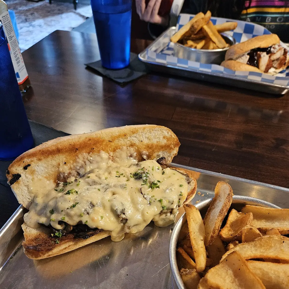 Guinness Mushroom and Steak Sandwich