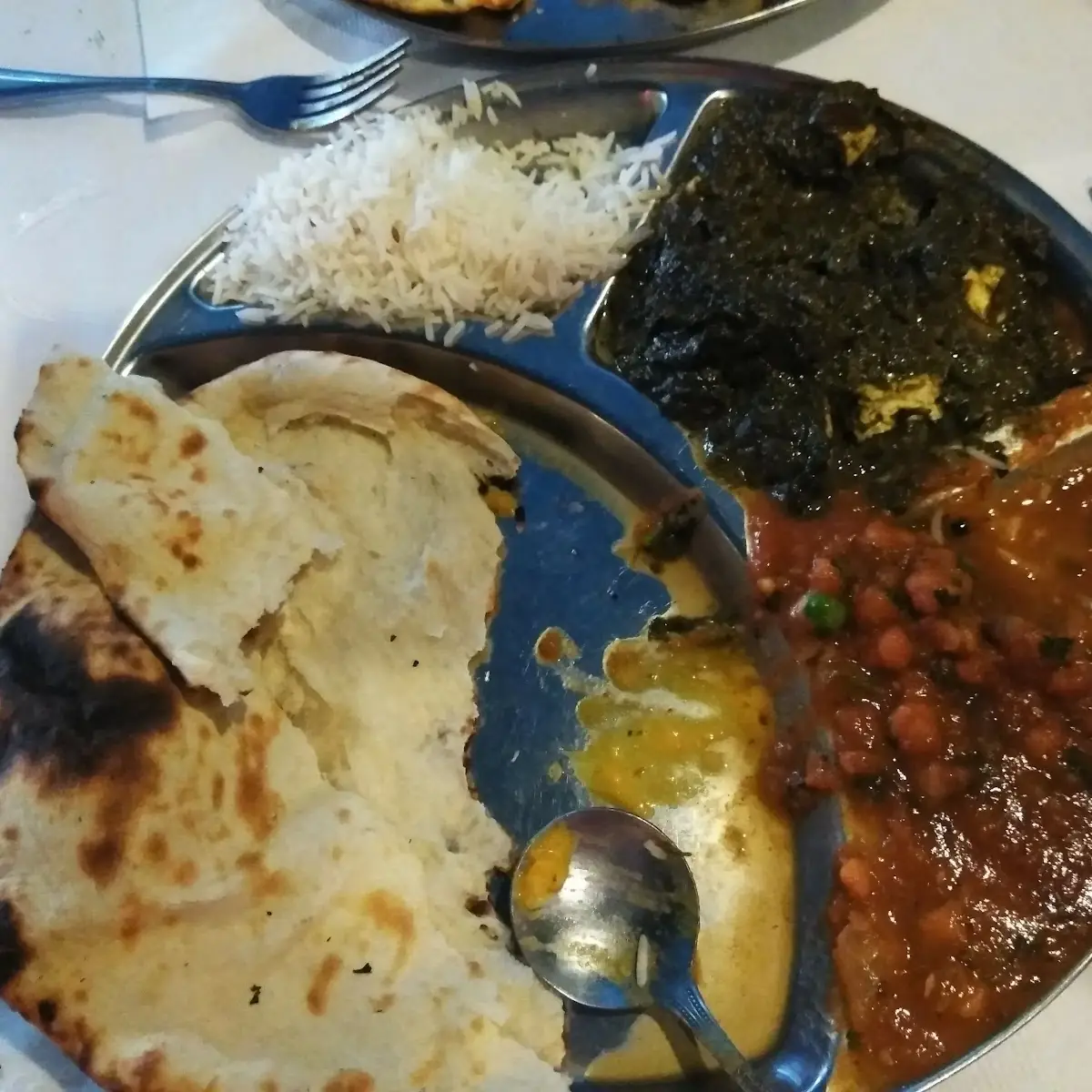 Channa Palak Lunch Combo