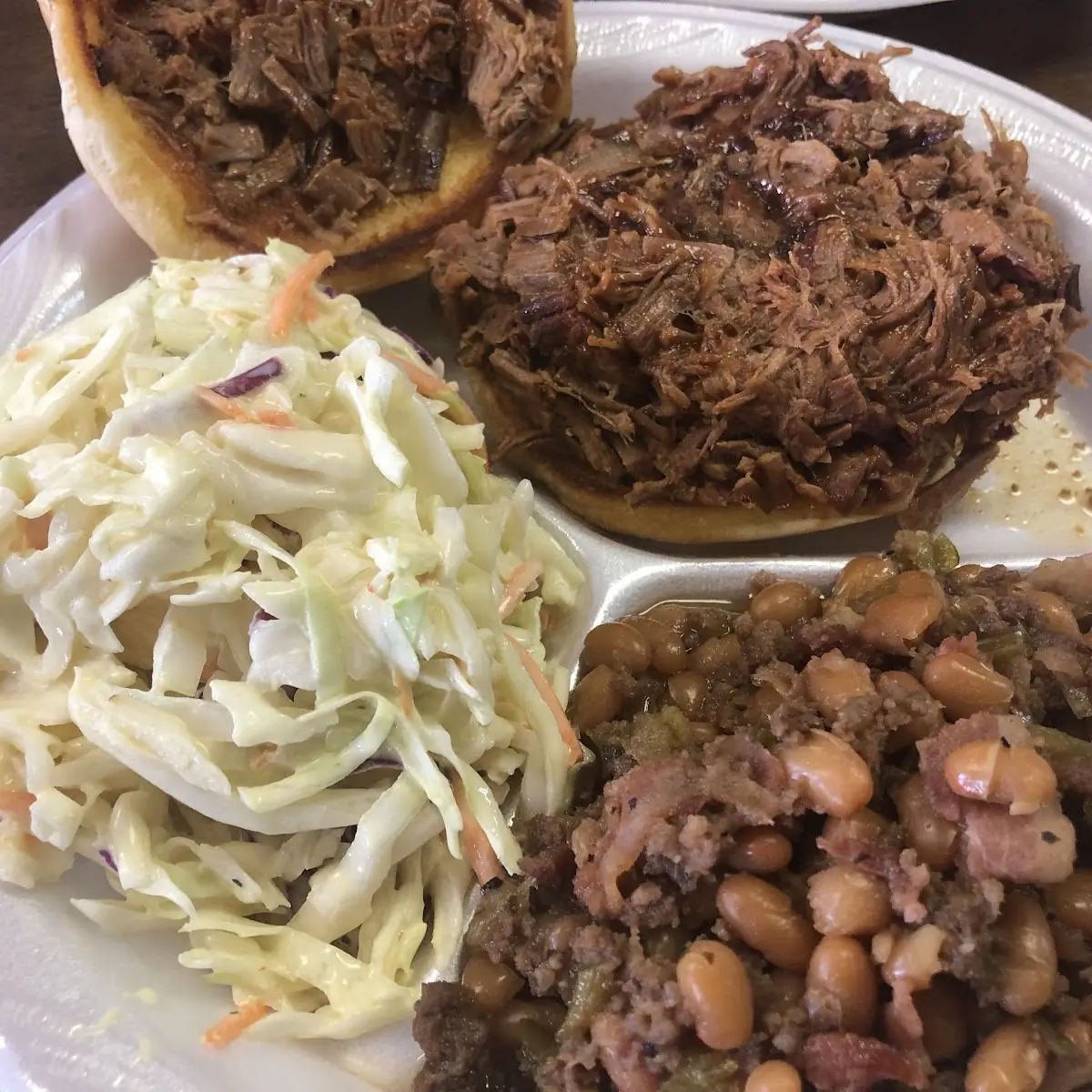 Beef Brisket Sandwich Cole Slaw