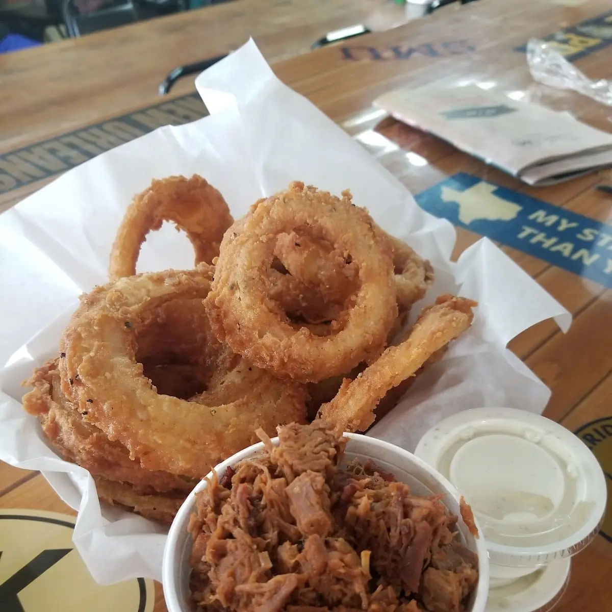 Chopped Beef and Onion Rings
